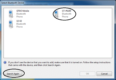 Search for your device Search for your device