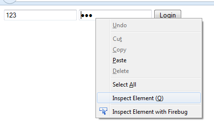 Inspect Element Inspect Element