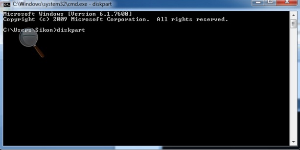 Type diskpart and press enter Type diskpart and press enter