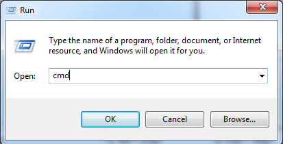Opening command prompt Opening command prompt