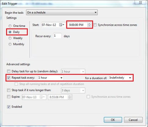 Speaking Clock Settings Speaking Clock Settings