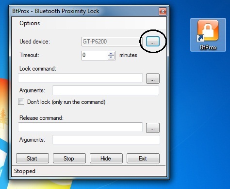 BtProx - Bluetooth Proximity Lock BtProx - Bluetooth Proximity Lock