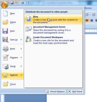 How to publish to your blog using Microsoft Word How to publish to your blog using Microsoft Word