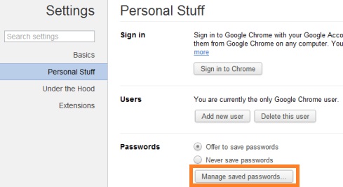 How to see saved passwords in Google Chrome How to see saved passwords in Google Chrome